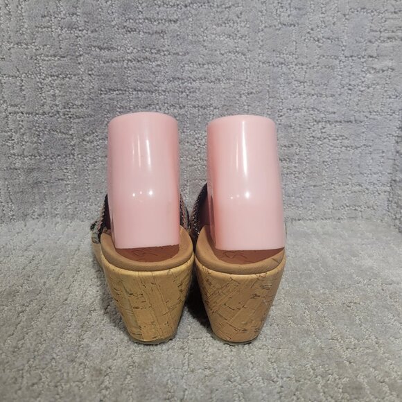 Skechers Beverlee Women's Size US 8 Rainbow Wedge Cross Strap Sandals - Picture 8 of 10